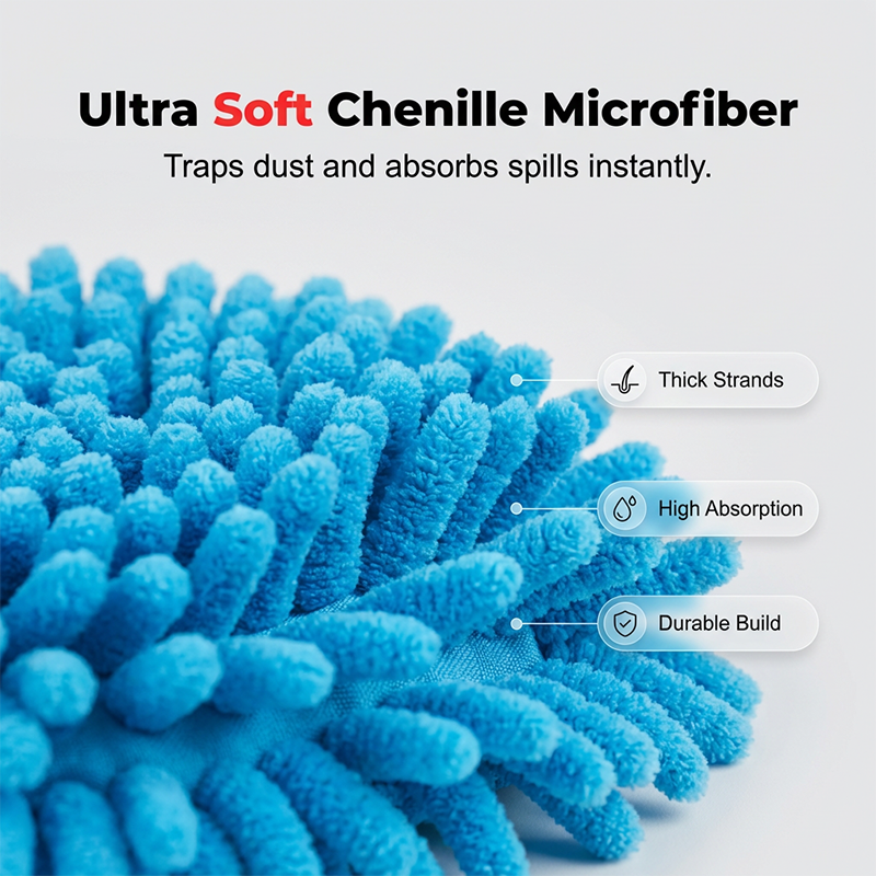 Chenille Spin Mop Head Replacement