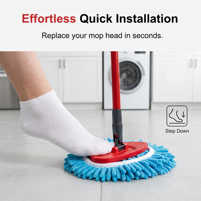 Chenille Spin Mop Head Replacement
