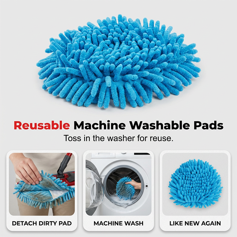 Chenille Spin Mop Head Replacement