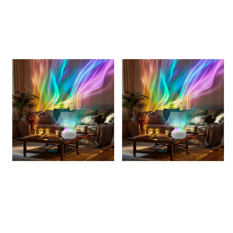 🌌✨ Aurora projector lamp – dynamic water ripple, USB, perfect for relaxation!