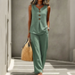 💗LAST DAY SALE 60% OFF⚡50K+ SOLD💕Women's Sleeveless Button Top and Loose Pants Set