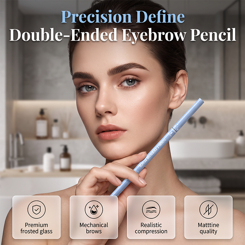 Double-Ended Waterproof Angled Eyebrow Pencil