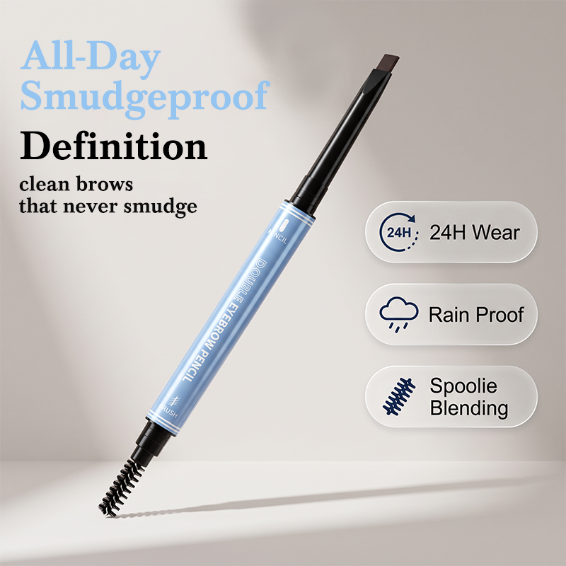 Double-Ended Waterproof Angled Eyebrow Pencil