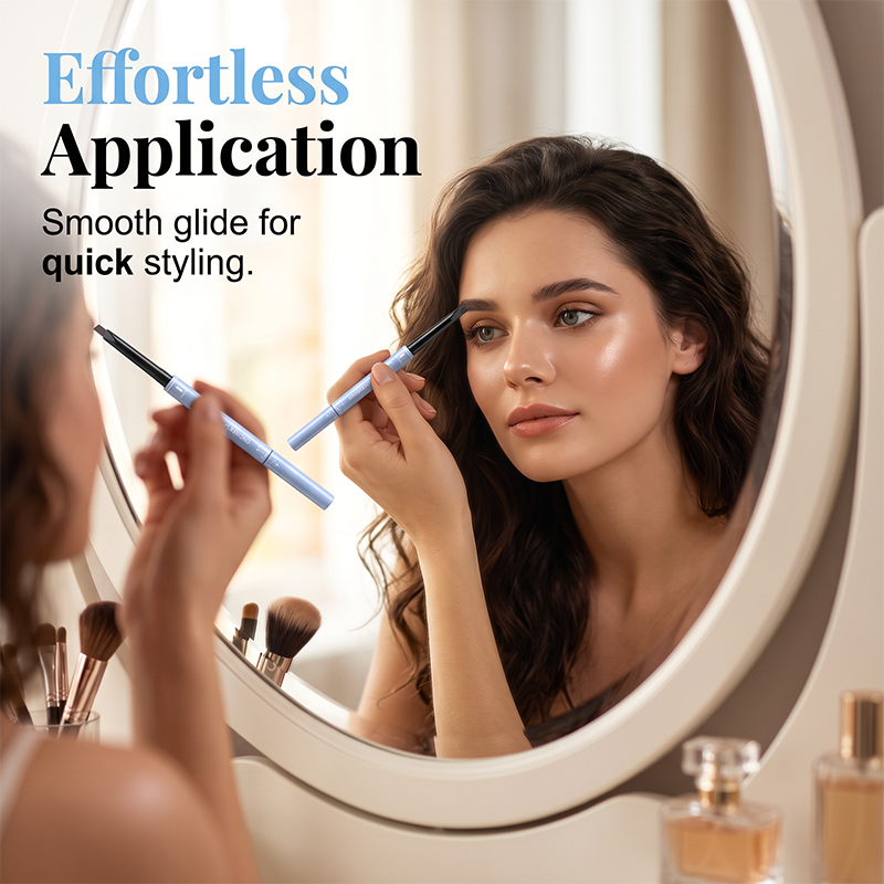 Double-Ended Waterproof Angled Eyebrow Pencil