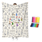 🔥LAST DAY SALE 50% OFF!!🎨✨Creative Cozy Coloring Blanket Kit – DIY Art & Relaxation Activity
