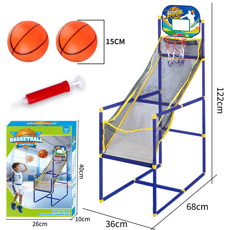 Kids' Indoor Basketball Arcade Game with 4 Balls