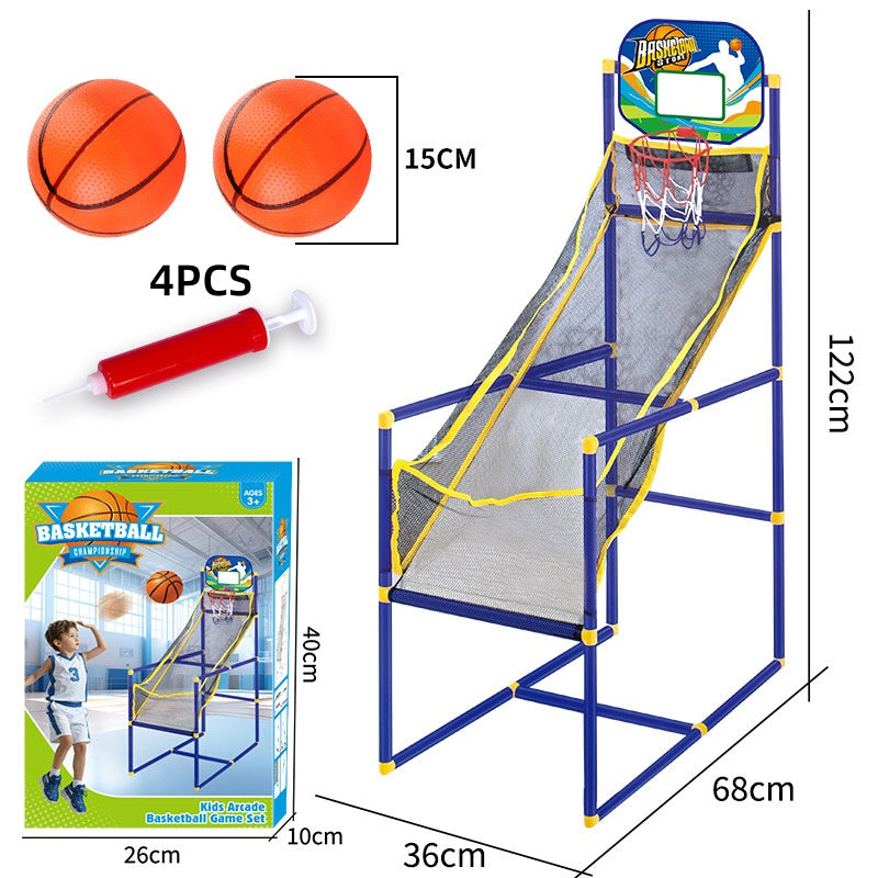 Kids' Indoor Basketball Arcade Game with 4 Balls