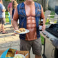 Men's Funny Fake Muscle Print T-Shirt