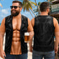 Men's Funny Fake Muscle Print T-Shirt