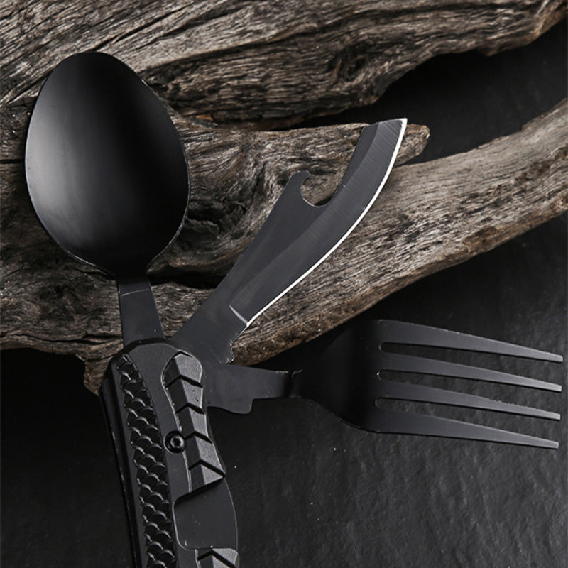 🏕️4-In-1 Outdoor Folding Multifunctional Tableware