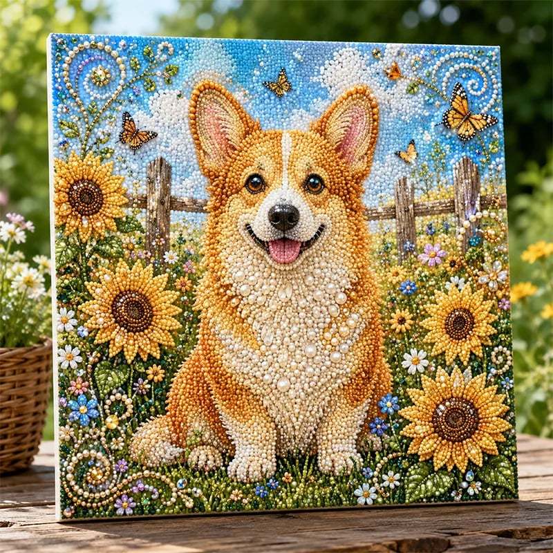 💛 Highland Cow Pearl Art DIY Kit – Relaxing DIY Craft to Create Stunning Coastal Artwork