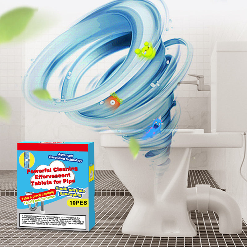 Powerful Cleaning Effervescent Tablets for Pipe