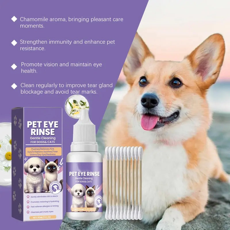 Gentle Pet Eye Rinse for Dogs & Cats