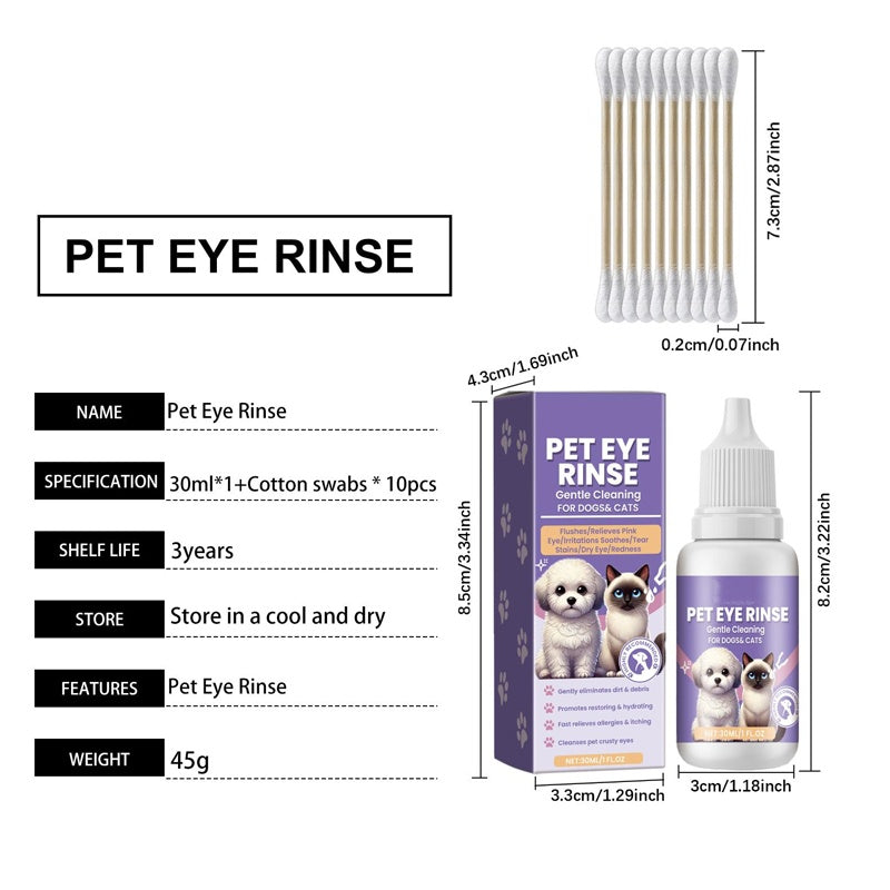 Gentle Pet Eye Rinse for Dogs & Cats
