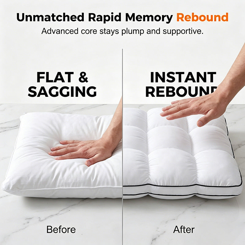 Ultra-Soft High Elastic Bed Pillow