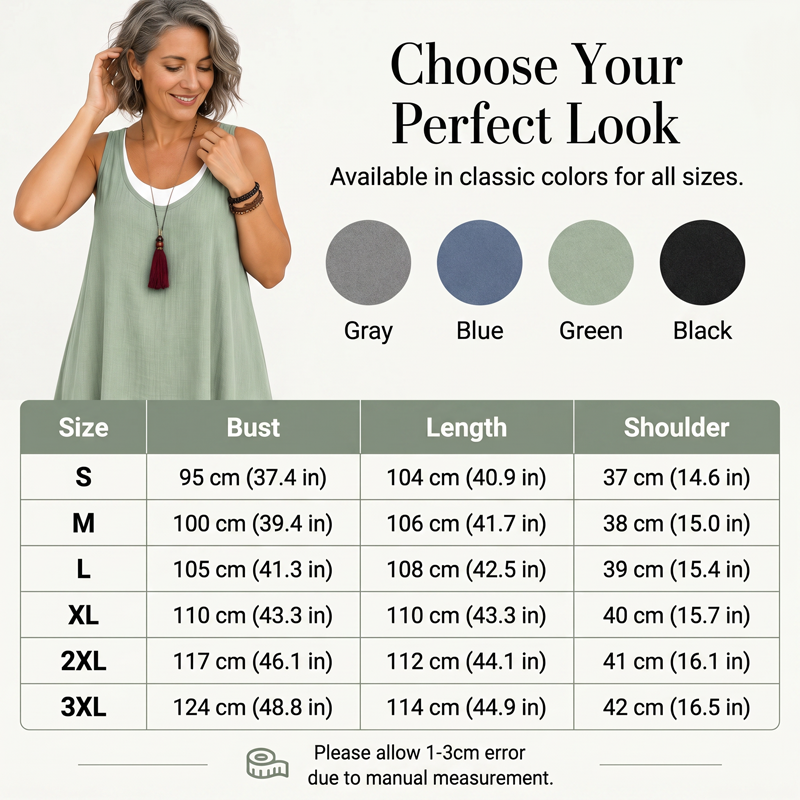 Women's Sleeveless Fake 2-Piece Dress