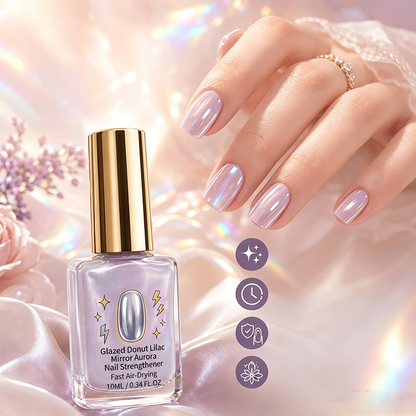 Lilac Glossy Mirror Nail Strengthener