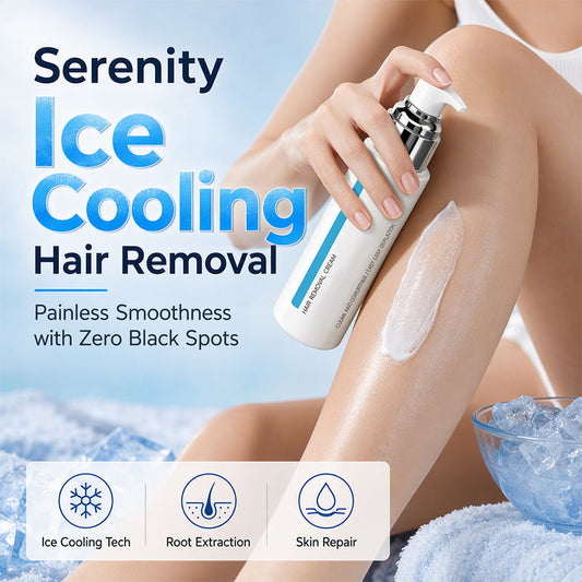 🎁💥LAST DAY SPECIAL PRICE!-￡7.99!!✨Ice-Cooling Hair Removal Cream for Sensitive Skin
