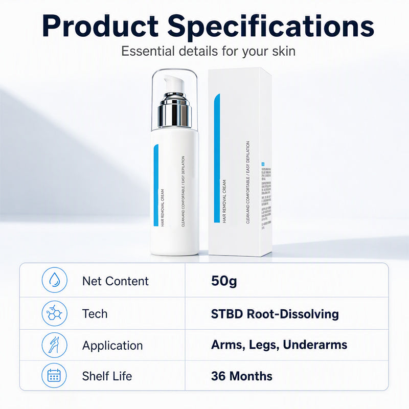 🎁💥LAST DAY SPECIAL PRICE!-￡7.99!!✨Ice-Cooling Hair Removal Cream for Sensitive Skin