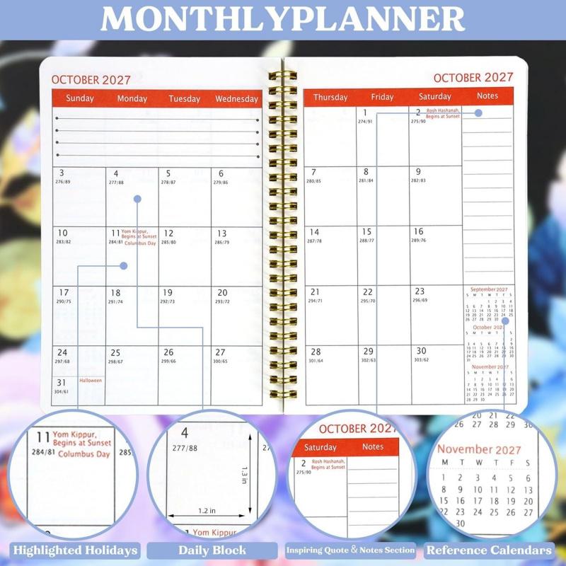 🐮 2026-2030 Calendar 📅 - From January 2026 to December 2030, 5-year calendar, cartoon Highland cow themed cover design, annual calendar planning, month labels, 60-month calendar