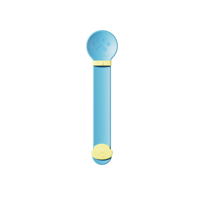 🥳HOT SALE🥳💞50K+ SOLD! Cat Feeder Spoon ! BPA-free, one-hand squeeze & wide spoon. Clean feeding – grab yours! ✅