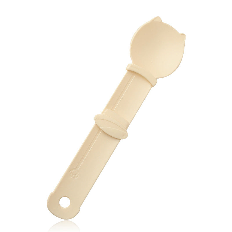 🥳HOT SALE🥳💞50K+ SOLD! Cat Feeder Spoon ! BPA-free, one-hand squeeze & wide spoon. Clean feeding – grab yours! ✅