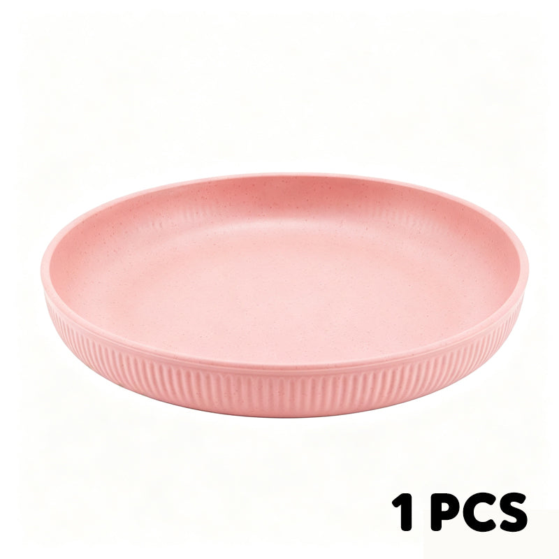 Unbreakable Wheat Straw Dinner Plates