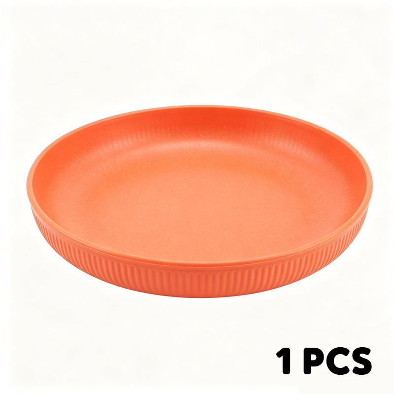 Unbreakable Wheat Straw Dinner Plates