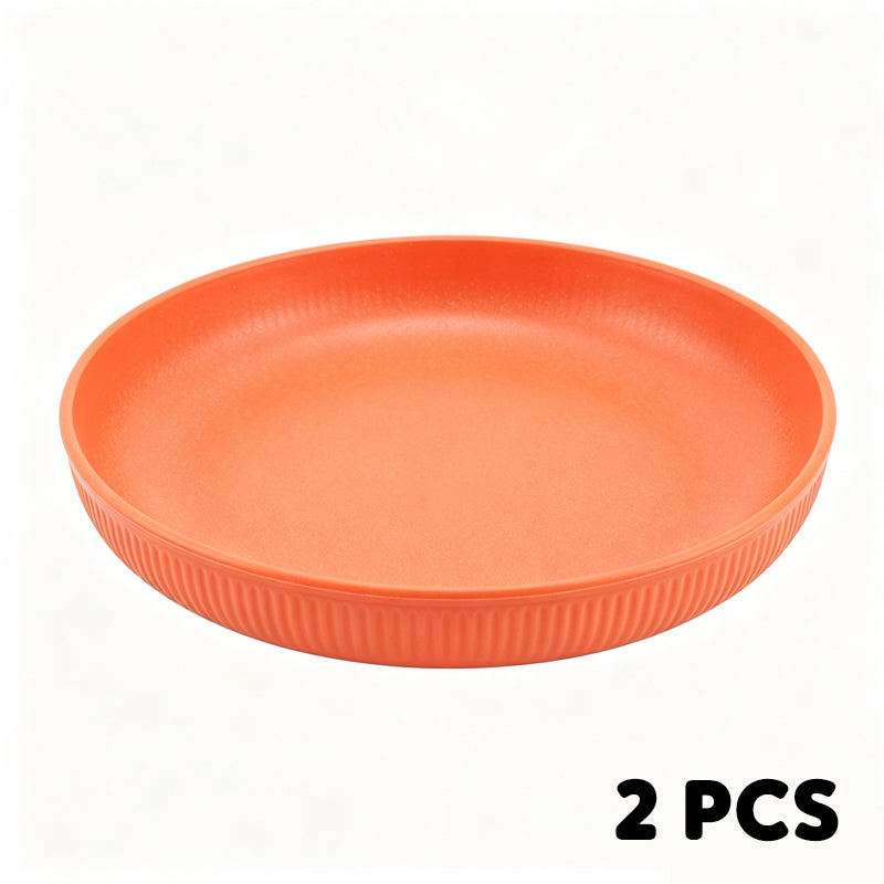 Unbreakable Wheat Straw Dinner Plates