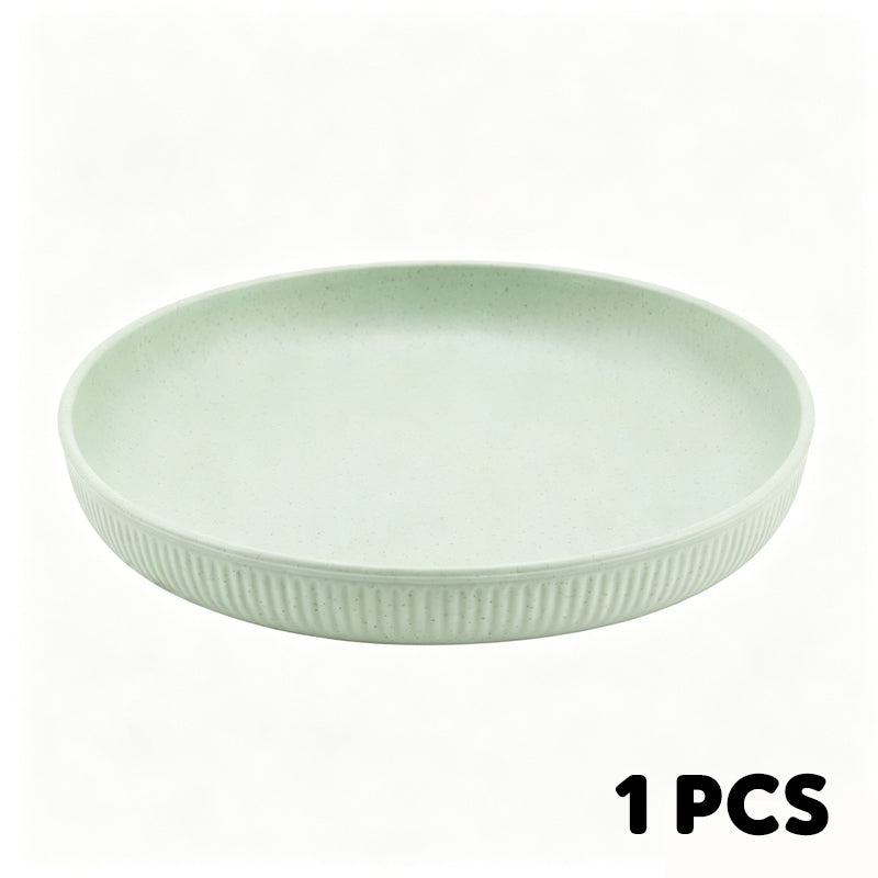 Unbreakable Wheat Straw Dinner Plates