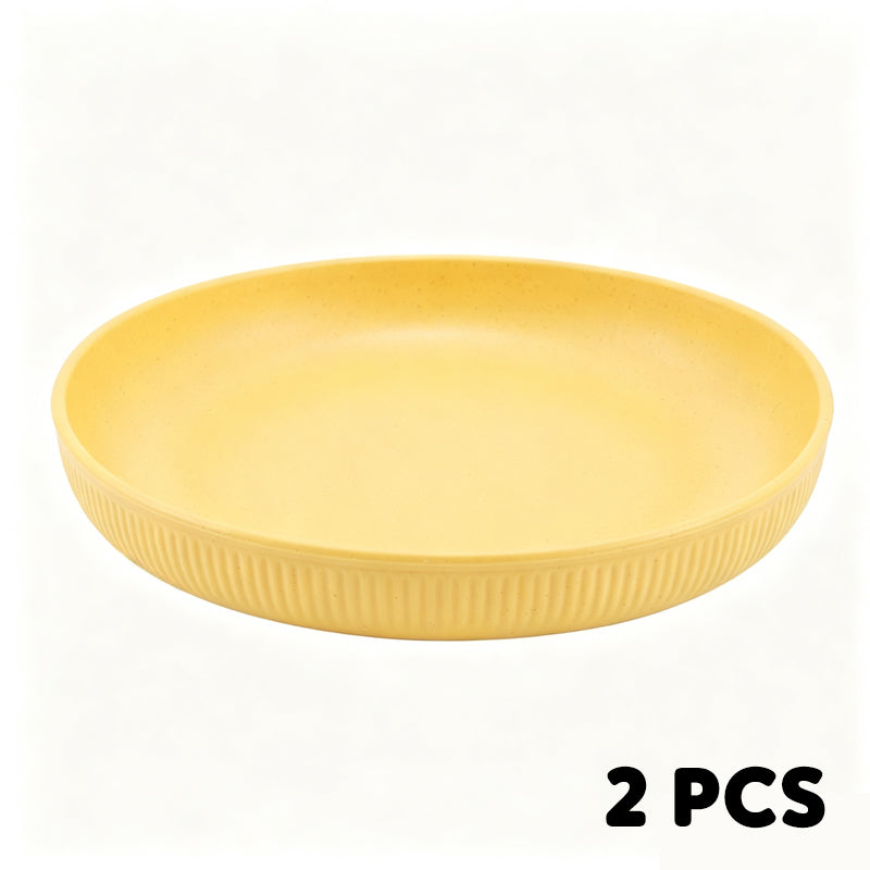 Unbreakable Wheat Straw Dinner Plates