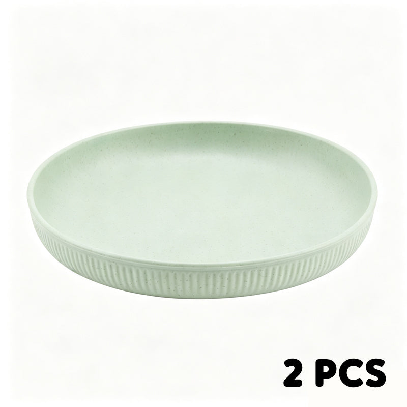 Unbreakable Wheat Straw Dinner Plates