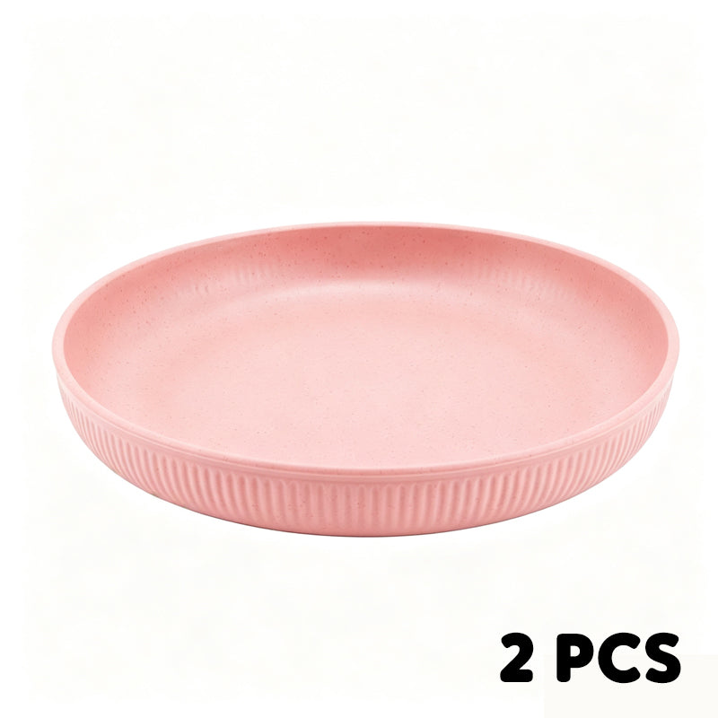 Unbreakable Wheat Straw Dinner Plates