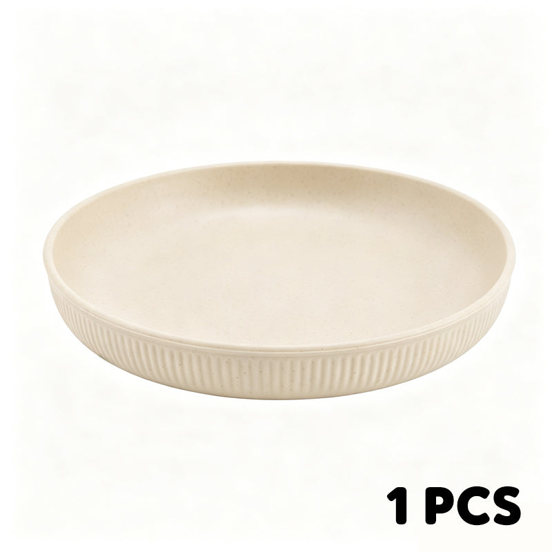 Unbreakable Wheat Straw Dinner Plates