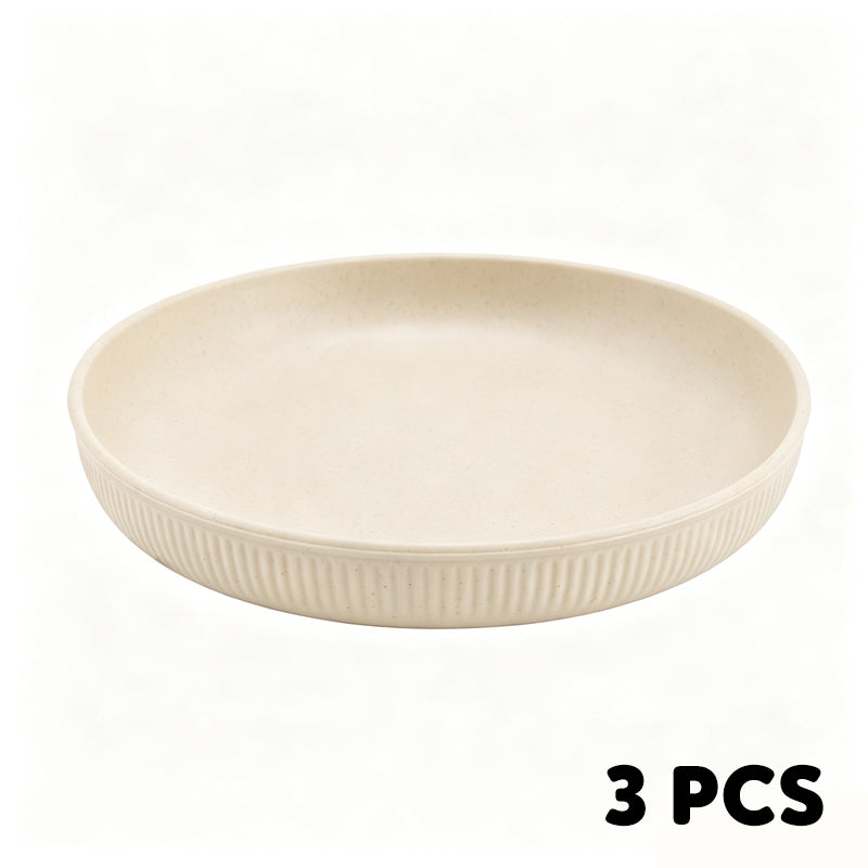 Unbreakable Wheat Straw Dinner Plates