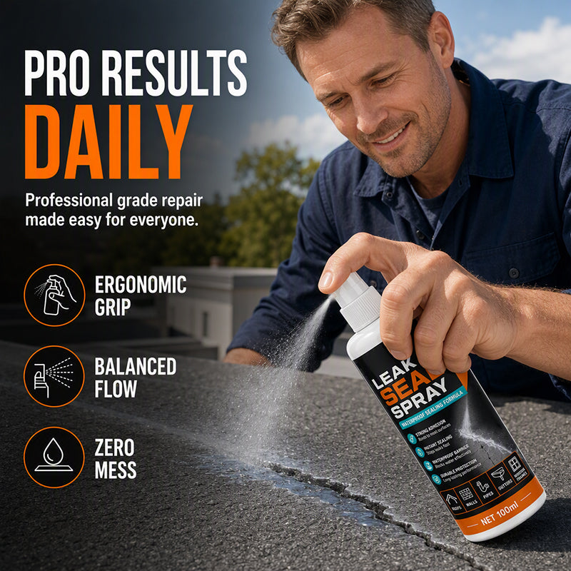 🏆 Last Day Special Price £7.49! 💧Buy 1 Get 1 Free🎁Portable Instant Leak Sealant Spray, Strong Adhesion Waterproof Sealing Spray