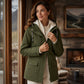 ⏳ Limited Time 50% Off! 💥Women's Plush-Lined Windproof Hooded Jacket