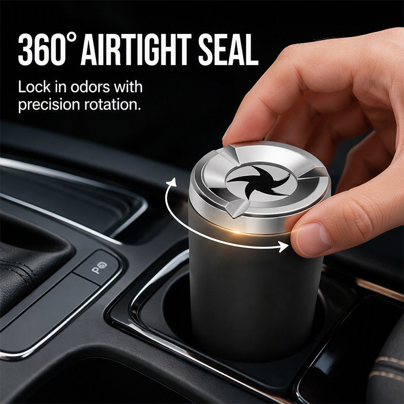 🚗 Hot Pick | Rotating Ceramic Car Ashtray