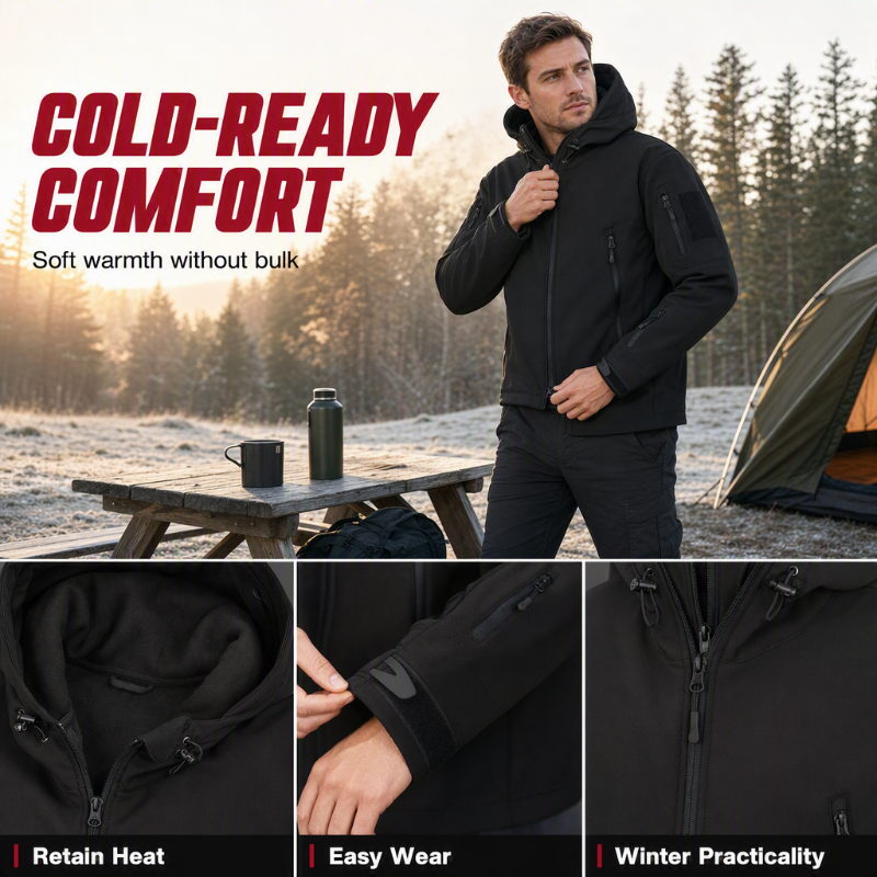 🔥LAST DAY SALE 50% OFF💥 Men's Waterproof Insulated Outdoor Jacket💦 Built for Wind & Rain