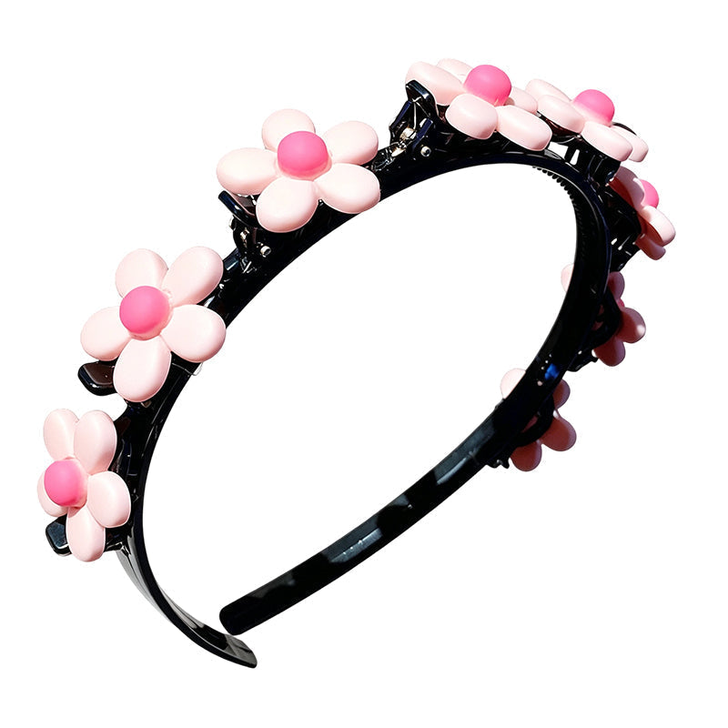 🌸 LIMITED-TIME 50% OFF ✨ Cartoon Braiding Headband — Integrated Mini Clips, Instant Braids for Girls