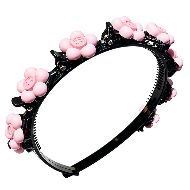 🌸 LIMITED-TIME 50% OFF ✨ Cartoon Braiding Headband — Integrated Mini Clips, Instant Braids for Girls