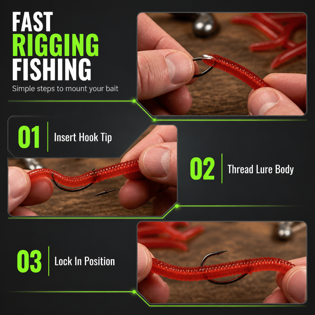 ⏰Limited-Time 50% Off ✨Bionic Earthworm Soft Lures｜Highly Realistic Dynamic Bait, Tear-Resistant Soft Lures For Freshwater & Sea Fishing 🎣