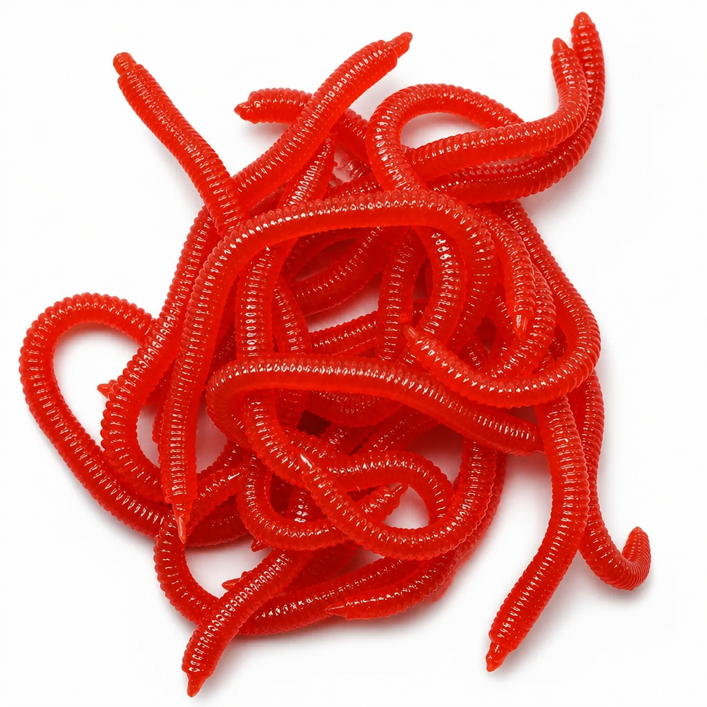⏰Limited-Time 50% Off ✨Bionic Earthworm Soft Lures｜Highly Realistic Dynamic Bait, Tear-Resistant Soft Lures For Freshwater & Sea Fishing 🎣