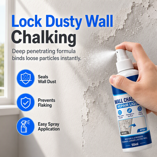 🥳HOT SALE🥳💞10K+ SOLD! Wall Repair Liquid – From £9.99! Locks chalking, deep binding & waterproof. Solid walls – grab yours! ✅